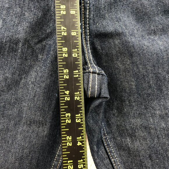 Ariat Womens Rebar Jeans Size 18WL Raven Straight Leg Blue Denim Cargo Casual - Picture 7 of 16